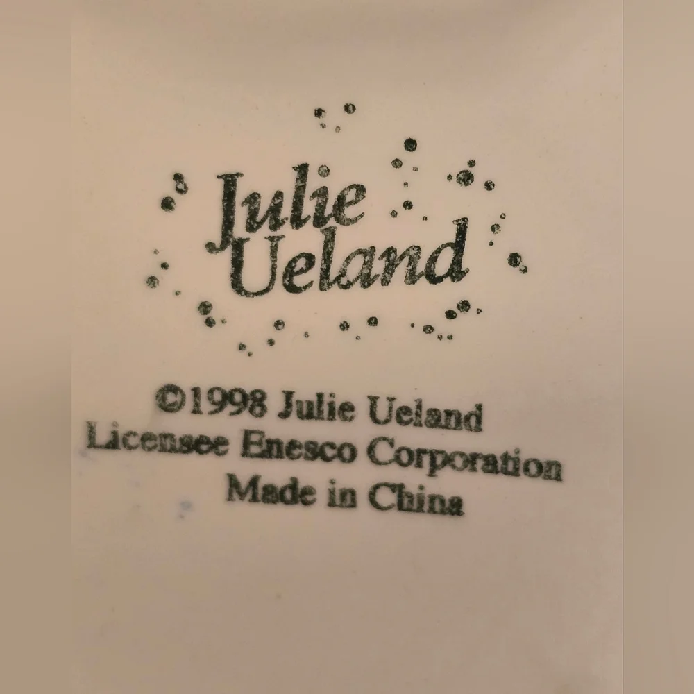 Vintage Julie Ueland Snowman Teapot